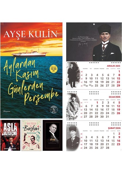 Aylardan Kasım Günlerden Perşembe -Asla Vazgeçme - Yalnızdeğilsinbaşkan-Gazi Paşa Ajanda-Gazi Takvim