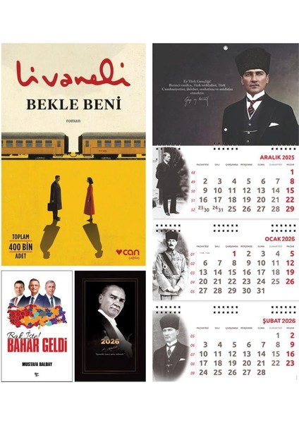 Bekle Beni ve Bak Işte Bahar Geldi - Gazi Paşa Ajanda - Gazi Duvar Takvimi