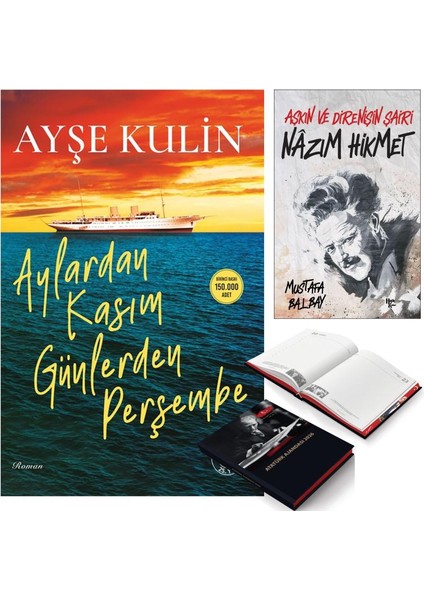 Aylardan Kasım Günlerden Perşembe ve Nazım Hikmet - Ciltli 2026 Ajanda