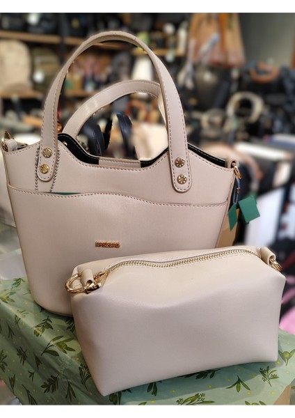 Kadın Orta Boy El ve Omuz Çantası 2 Li Model N1400