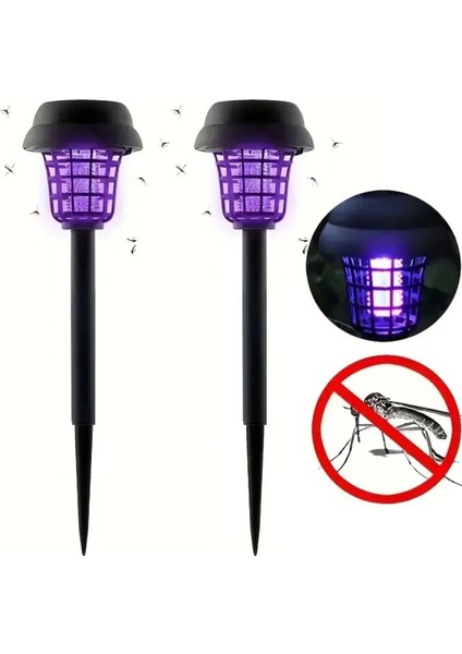 Güneş Enerjili Sinek Öldürücü Solar Bahçe Lambası