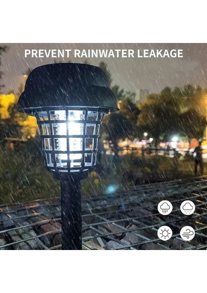 Güneş Enerjili Sinek Öldürücü Solar Bahçe Lambası