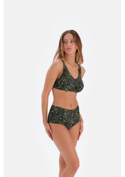 Destekli Yüksek Bel Büyük Beden Bikini fiyatları