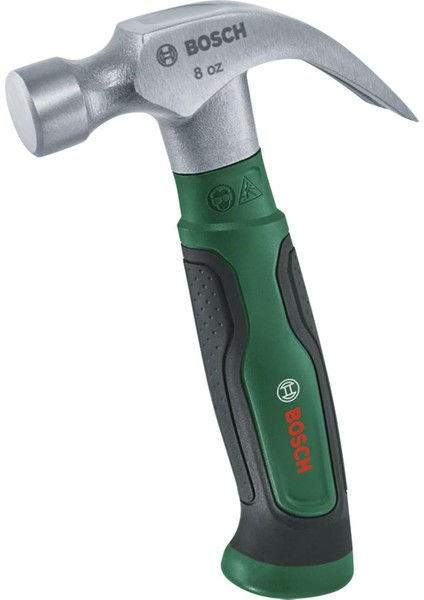 Tırnaklı Çekiç 225 G/8 Oz (Kompakt Stubby Model; Sert Darbe Yüzeyi; Sağlam Karbon Çelik; V Şek