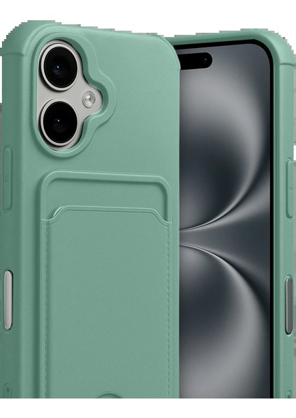 Apple iPhone 17 Kelvin Kartvizitli Silikon - Açık Yeşil fiyatları