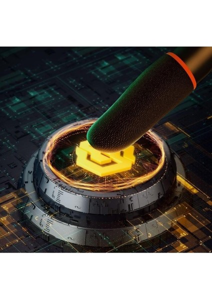 Pubg Parmaklık Eldiven Fiber Oyuncu Eldiveni Anti-Ter Parmak Kılıf 1 Çift fırsatları