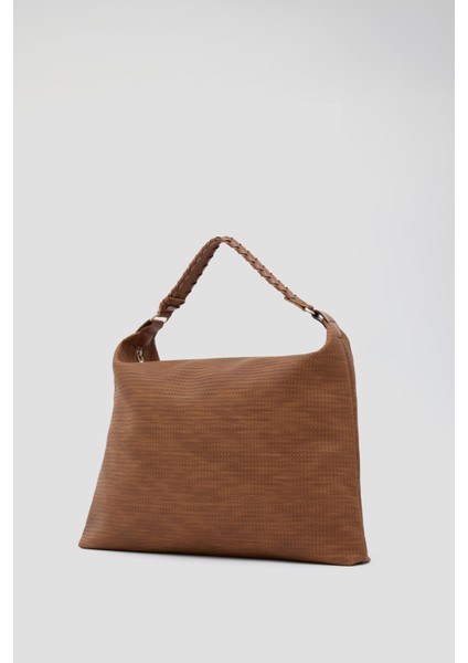 Polly Örgülü Salaş Omuz Çantası Taba fiyatları