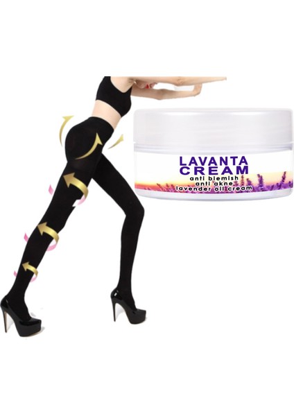 Lavanta Cream Aknelerinize Sivilcelerinize 50 ml + S-M Beden Süper Akıllı Mikro Kapsüllü Tayt