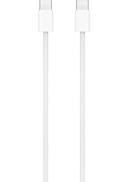 Iphone Uyumlu 15 15 Pro 15 Pro Max 16 16 Pro 16 Pro Max 17 17 Pro 17 Pro Max Için 1 Metre Hasır Şarj Kablosu 60W Usb-C modelleri