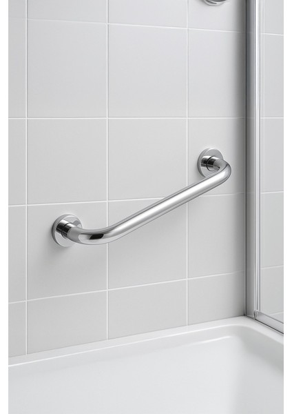 Yaşlı ve Engelli Tutunma Barı – Krom Kaplama 40 Cm, Küvet ve Duş Tutamağı, Kaymaz Güvenlik Barı fırsatları