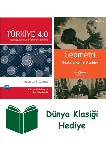 Türkiye 4.0 + Geometri + Dünya Klasiği Hediye