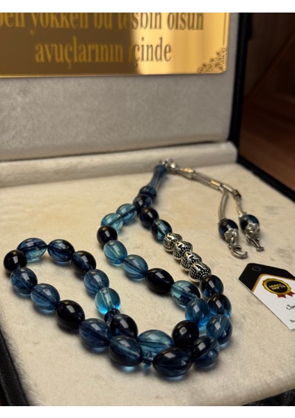 Tesbih Kehribar Tesbih Kişiye Özel Isimli Kutu Yazılı Tesbihler modelleri