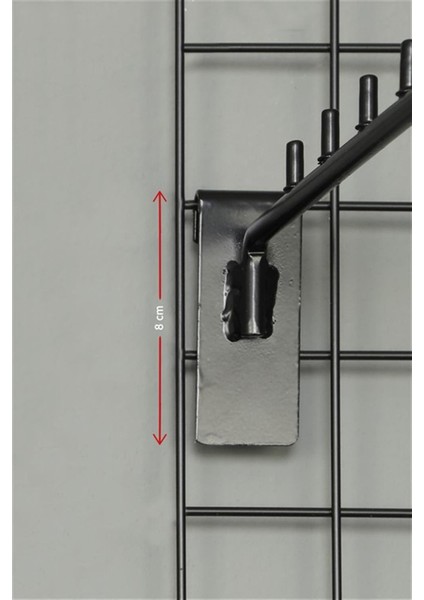 Tel Panoya Etiketli Kanca 20 Cm-Siyah modelleri