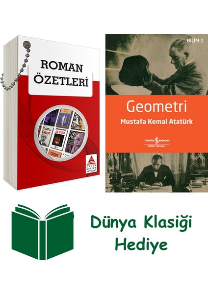 Roman Özetleri + Geometri + Dünya Klasiği Hediye
