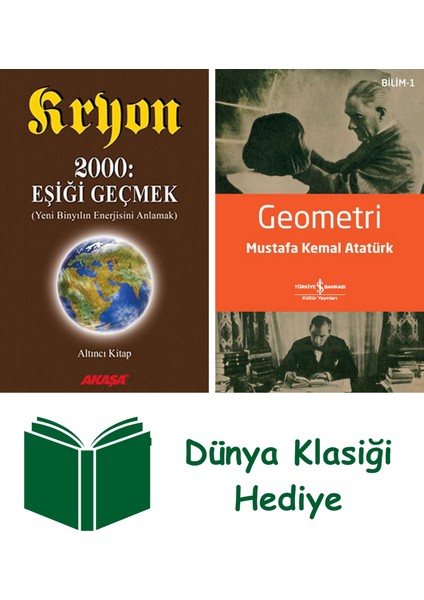Kryon - 2000: Eşiği Geçmek 6.kitap + Geometri + Dünya Klasiği Hediye
