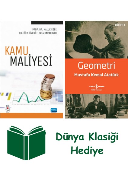 Kamu Maliyesi + Geometri + Dünya Klasiği Hediye