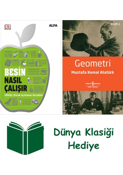 Besin Nasıl Çalışır (Ciltli) + Geometri + Dünya Klasiği Hediye