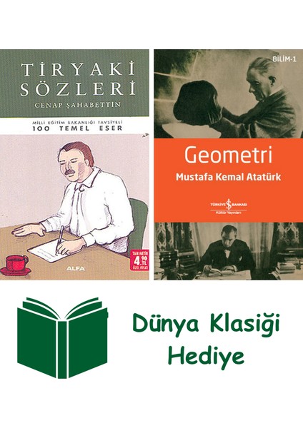 Tiryaki Sözleri (Cep Boy) + Geometri + Dünya Klasiği Hediye