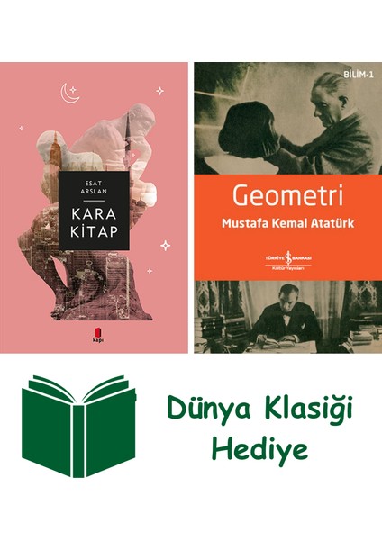 Kara Kitap + Geometri + Dünya Klasiği Hediye