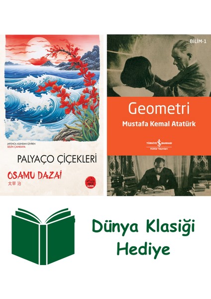 Palyaço Çiçeklerı̇ + Geometri + Dünya Klasiği Hediye