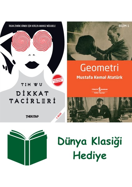 Dikkat Tacirleri + Geometri + Dünya Klasiği Hediye