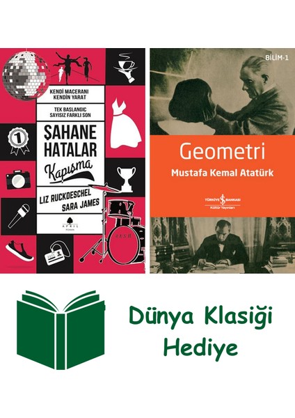 Şahane Hatalar - Kapışma + Geometri + Dünya Klasiği Hediye
