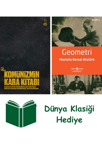 Komünizmin Kara Kitabı (Ciltli) + Geometri + Dünya Klasiği Hediye