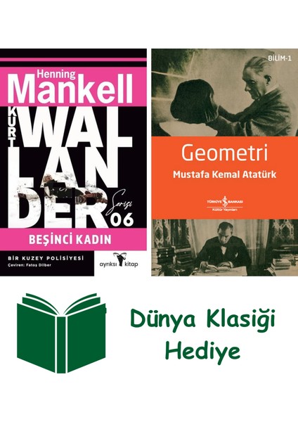 Beşinci Kadın + Geometri + Dünya Klasiği Hediye