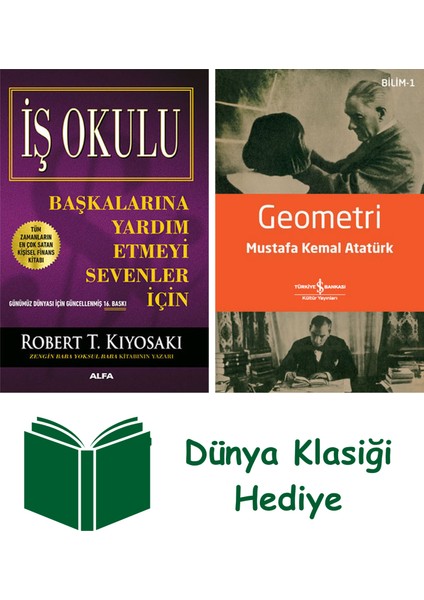 Iş Okulu - Başkalarına Yardım Etmeyi Sevenler Için + Geometri + Dünya Klasiği Hediye