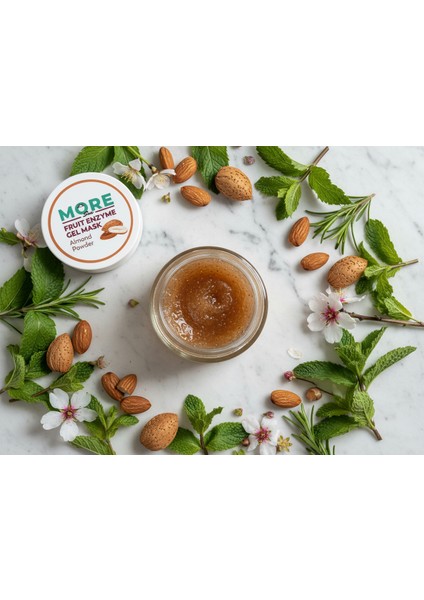 Gözenek Sıkılaştırıcı , Siyah Nokta Karşıtı, Badem Özlü Peeling - Fruit Enzyme Gel Mask indirimleri