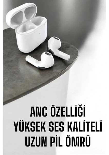 Yeni Nesil Pro Bluetooth Kulaklık Uzun Pil Ömrü Beyaz