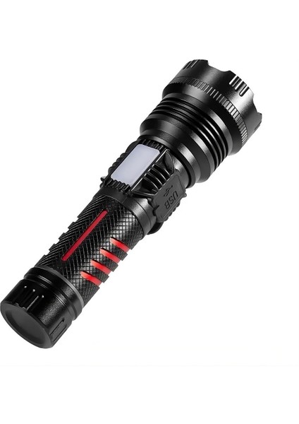 Şarjlı Zoomlu Metal El Feneri fiyatları