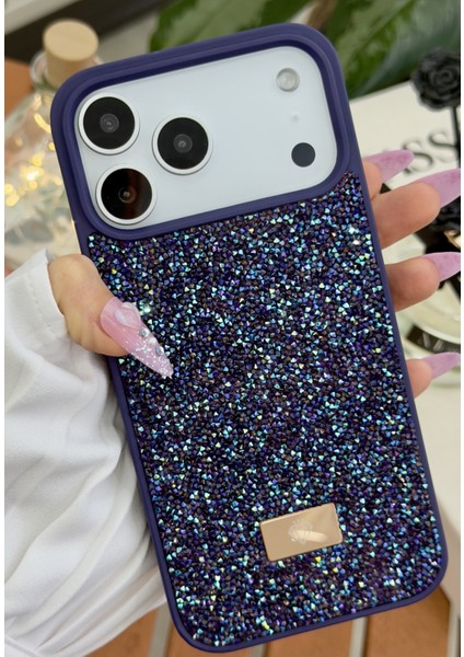 Iphone 17 Promax Uyumlu Elmas Tasarımlı Taşlı Işıltılı Parlak Pırlanta Kılıf modelleri