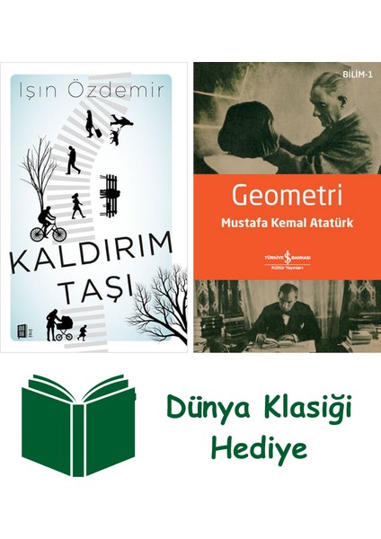 Kaldırım Taşı + Geometri + Dünya Klasiği Hediye