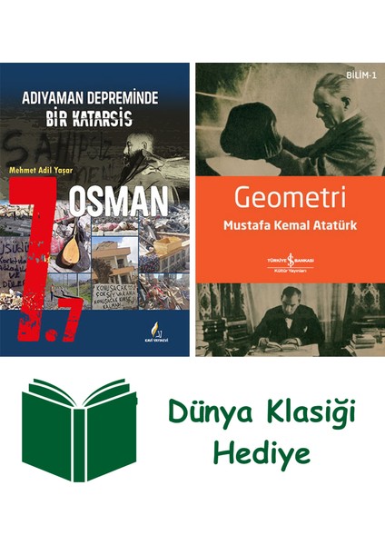 7.7 Adiyaman Depreminde Bir Katarsis Osman + Geometri + Dünya Klasiği Hediye