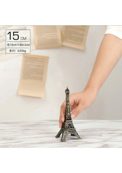 Minyatür Eyfel Kulesi Küçük Boy Gümüş 15 cm indirimleri