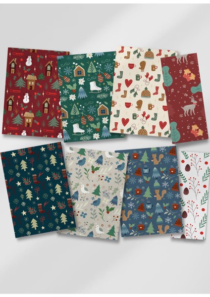 Scrapbook Sticker Seti 18 Büyük / 6 Küçük Parça - Bullet Journal Sticker Defter kullanılabilir