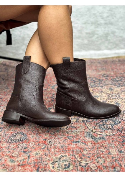 Sleipnir Deri Kadın Acı Kahve Kovboy Bot indirimleri