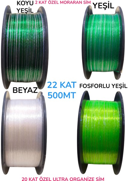 22 Kat Ultra Organize Sim (500 Mt) fırsatları