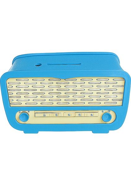 Radyo Kumbara - Ceviz Ağaçı Işleme - Mavi