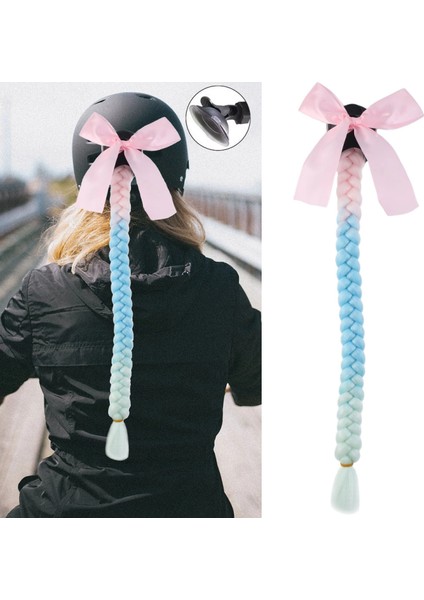 Motosiklet Kaskı Örgülü At Kuyruğu - ACM08