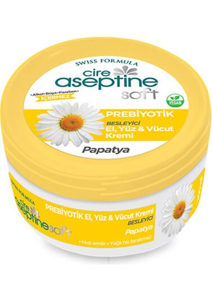 Cire Aseptine Soft Papatya Özlü Besleyici Prebiyotikli Krem 100 ml fiyatları