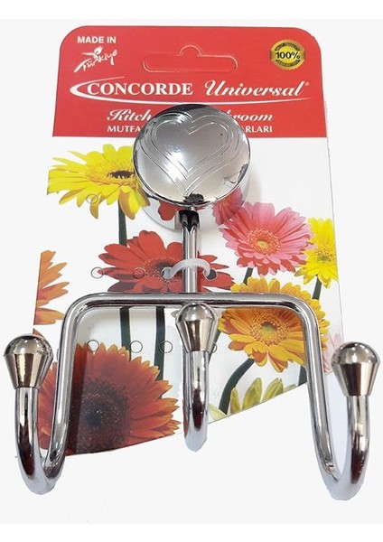 bulurum concorde 3 lü krom askılık