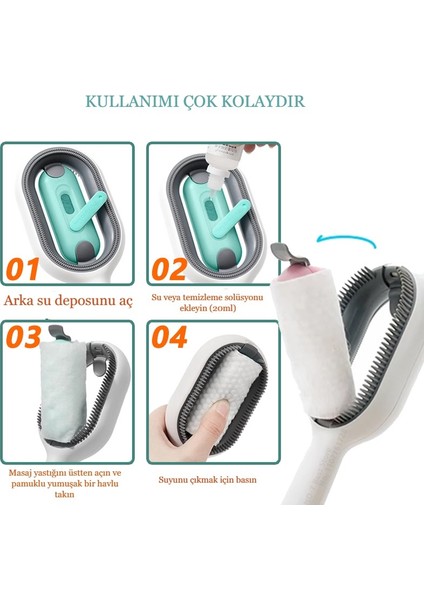 Çift Taraflı Kedi Köpek Tarağı Masaj Etkili Buharlı Kedi Fırçası Su Hazneli Tüy Toplayacı Tarak fiyatları