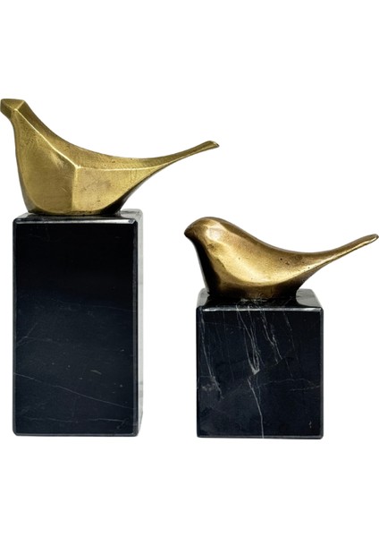 Eskitme Kuş Dekor Seti