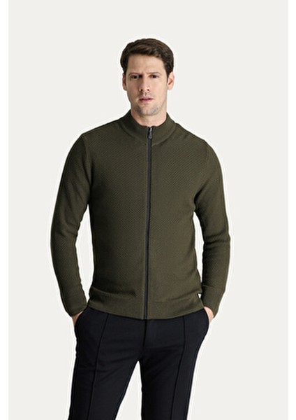 Fermuarlı Pamuklu Triko Hırka modelleri