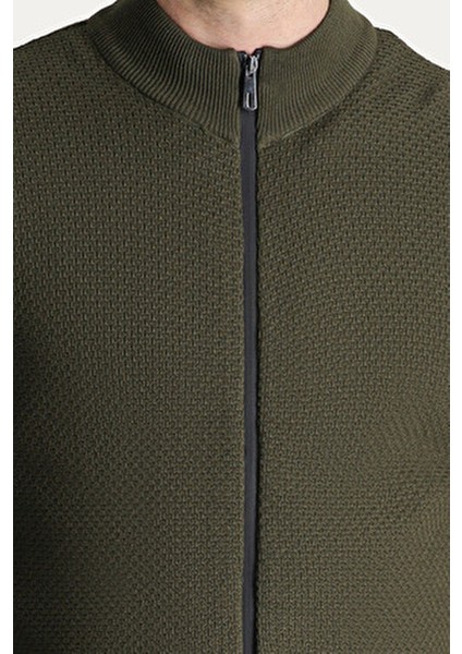 Fermuarlı Pamuklu Triko Hırka indirimleri