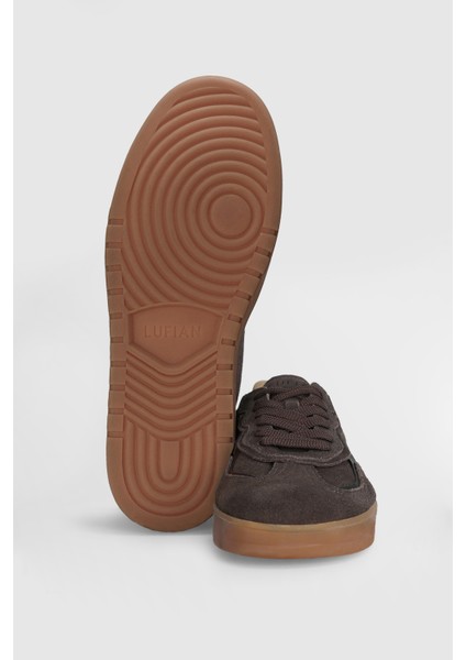 Alex Erkek Deri Sneaker Ayakkabı Kahverengi indirimleri