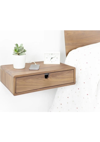 Ahşap Modern Tek Çekmeceli Uçan Komodin fiyatları