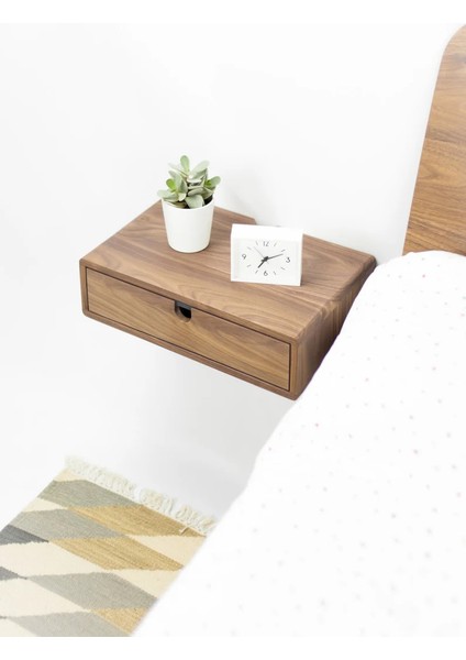 Ahşap Modern Tek Çekmeceli Uçan Komodin modelleri